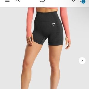 Gymshark Vital Seamless Shorts - Black Marl